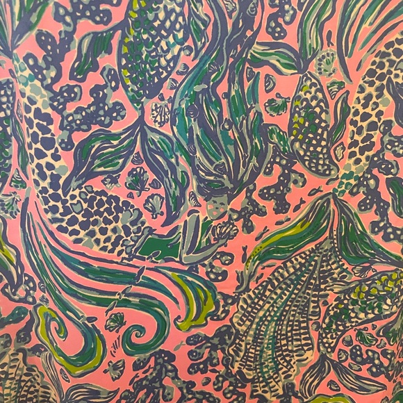 Lilly Pulitzer Pink and Blue Swim Cover-Up - Picture 4 of 9